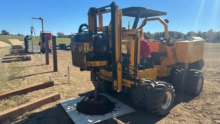 Fence Post Installation in South Wedge Rochester