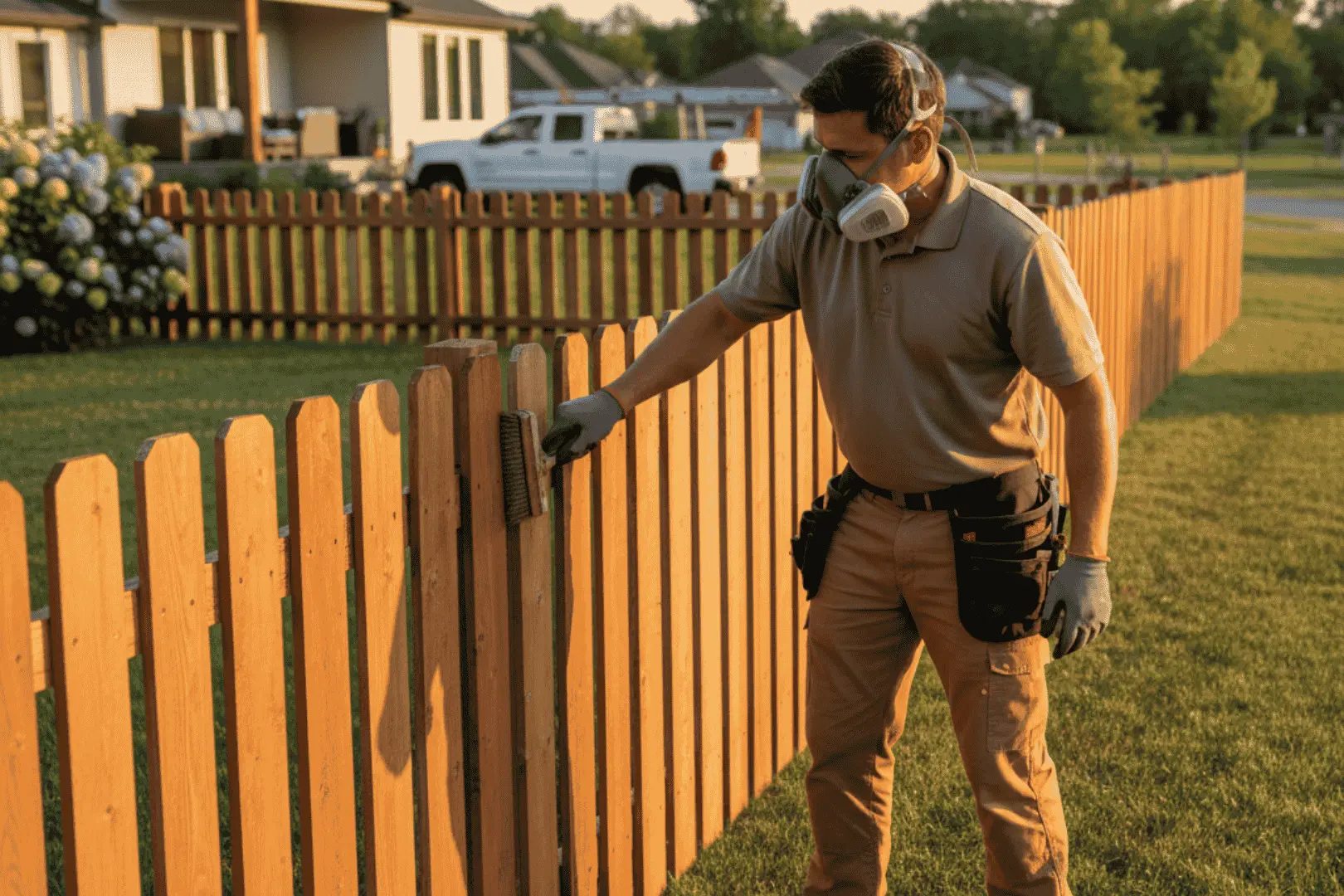 fence Staining Rochester NY