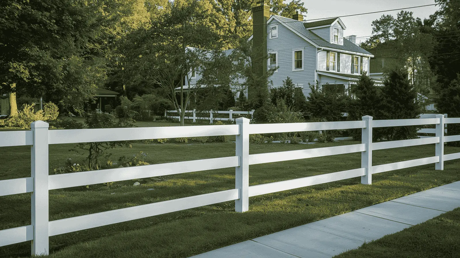 Split rail fences